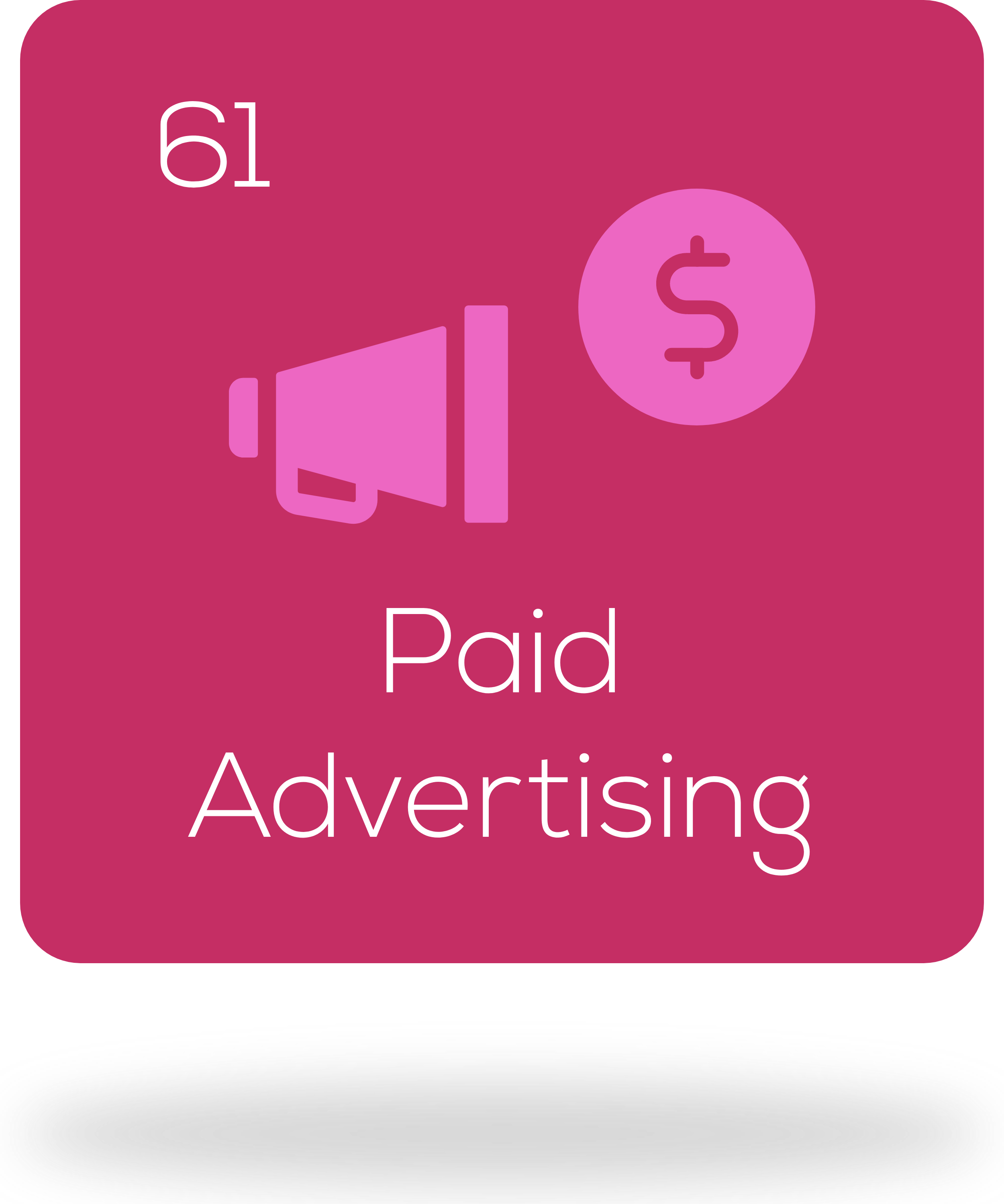Paid advertising